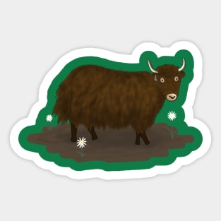 Yak Sticker